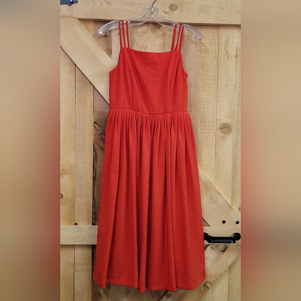 Red Triple Strap Dress ~ X-Small